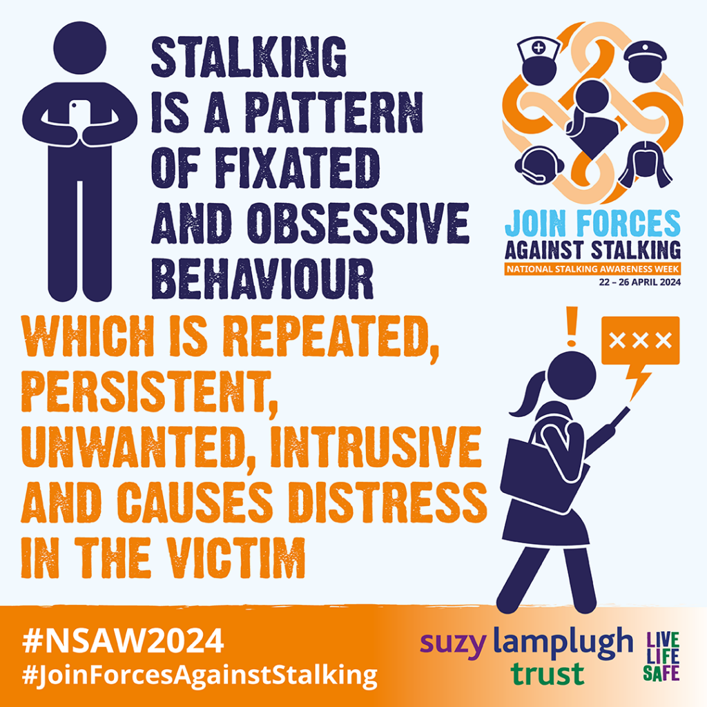 Stalking awareness week 2024 nidas nottinghamshire independent