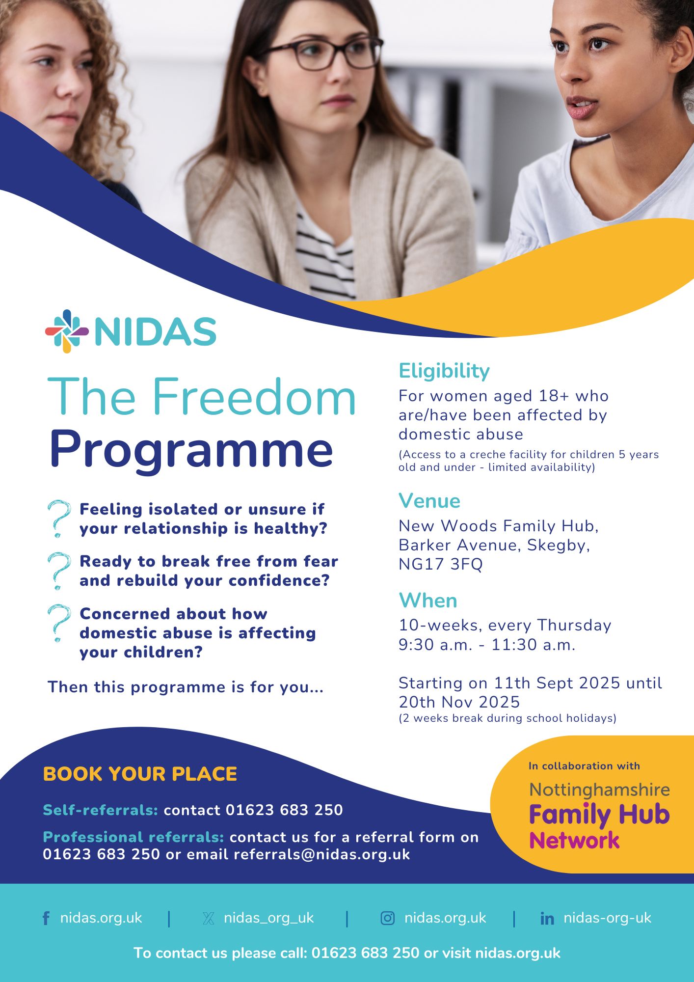 NIDAS freedom Programme 2025