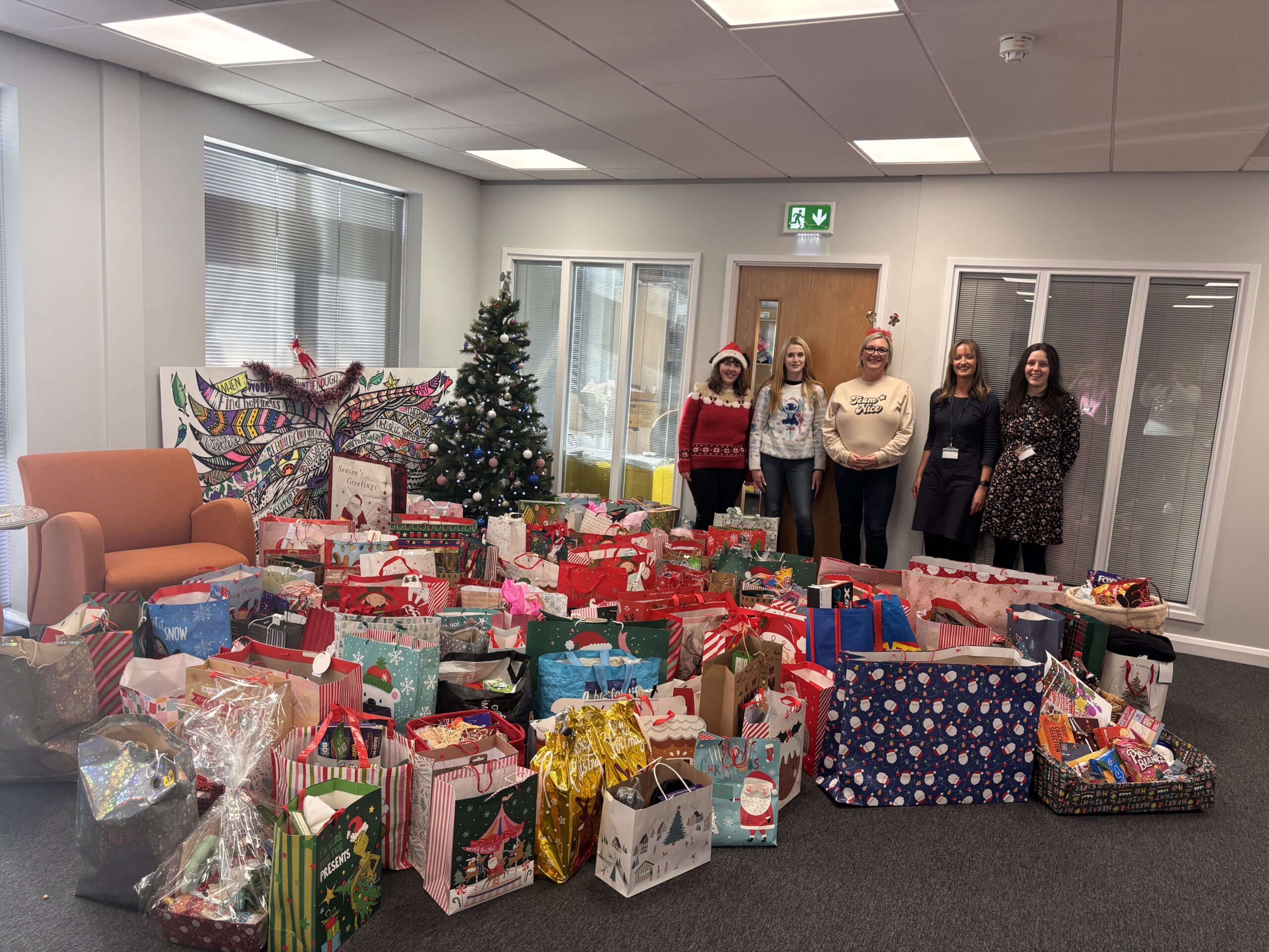 Dunelm Christmas Donations Mansfield